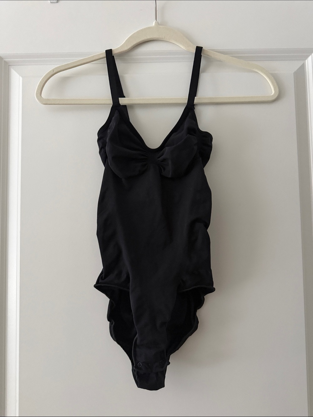 SKIMS Black Brief Bodysuit Shapewear